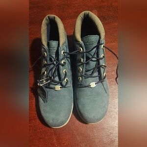 SOLD -Timberland Nellie Chukka Blue Boots Size 10 Waterproof Suede Boots Size 10